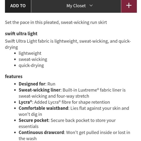 Lululemon Pleat to Street Mid-Rise Skirt Summer Glow light orange pleated 12 - Picture 12 of 14